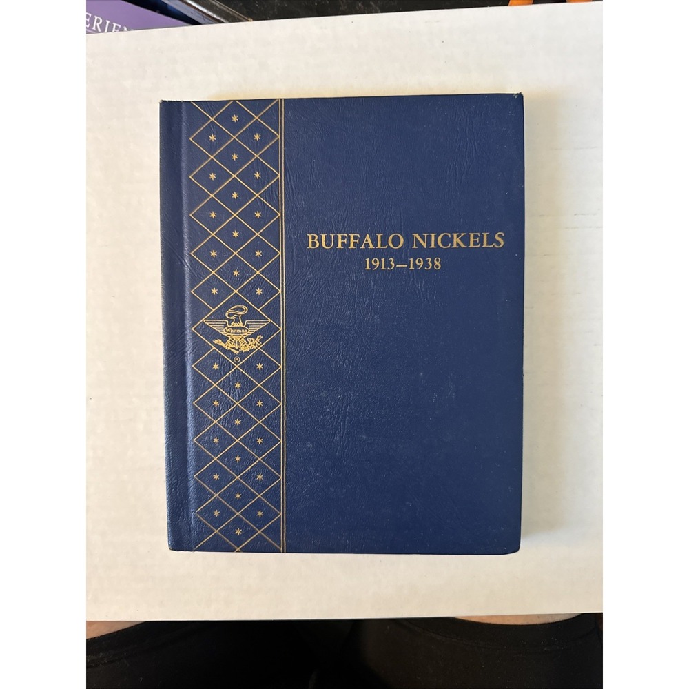 Vintage Whitman Buffalo Nickels 1913-1938 #9408 Coin Album